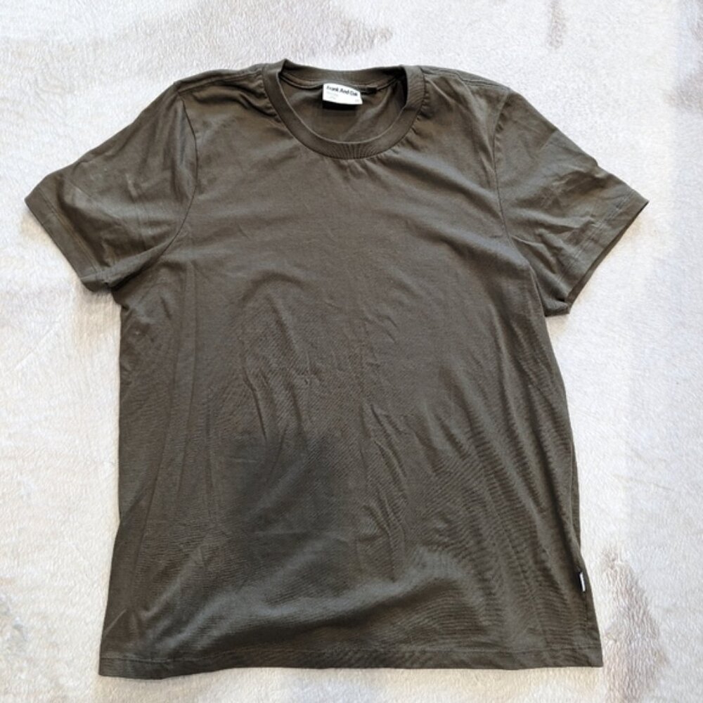 Frank And Oak Organic Cotton Short Sleeve Basic T  Shirt size Large